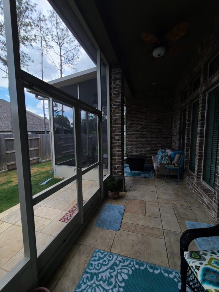 Screen Enclosure on back patio