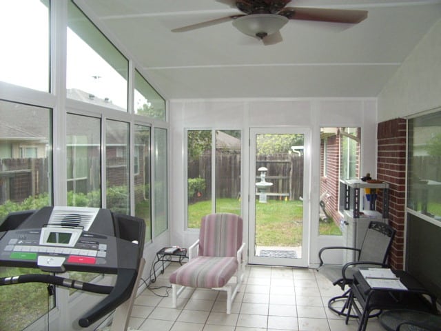 Custom sunroom addition with personalized design and quality construction by 21st Century Sunrooms Houston TX