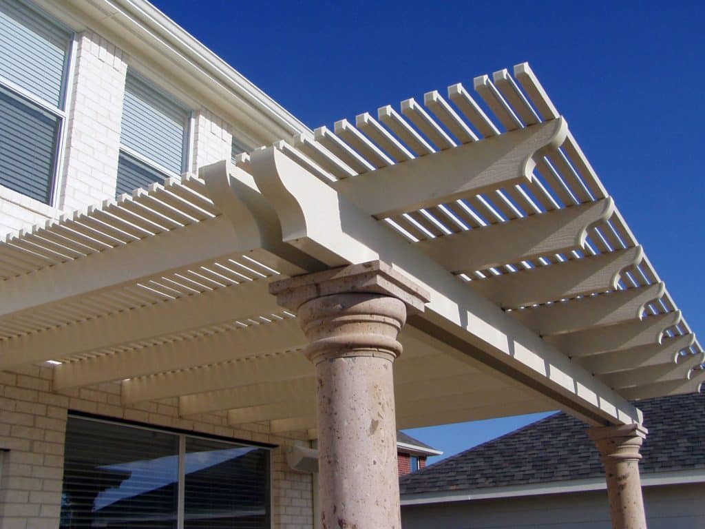 Lyon Financial and 21st Century Sunrooms partnership logo offering flexible financing solutions for louvered roofs and outdoor living projects in Houston