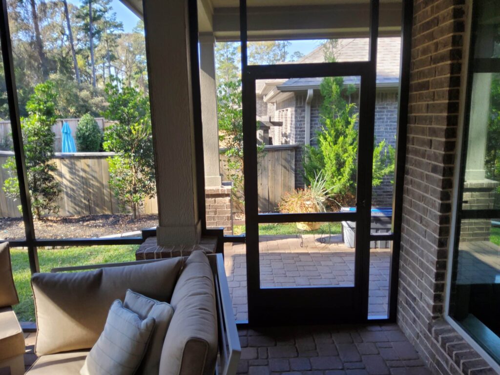 Patio enclosures installed in Montgomery TX creating protected outdoor living spaces by 21st Century Sunrooms