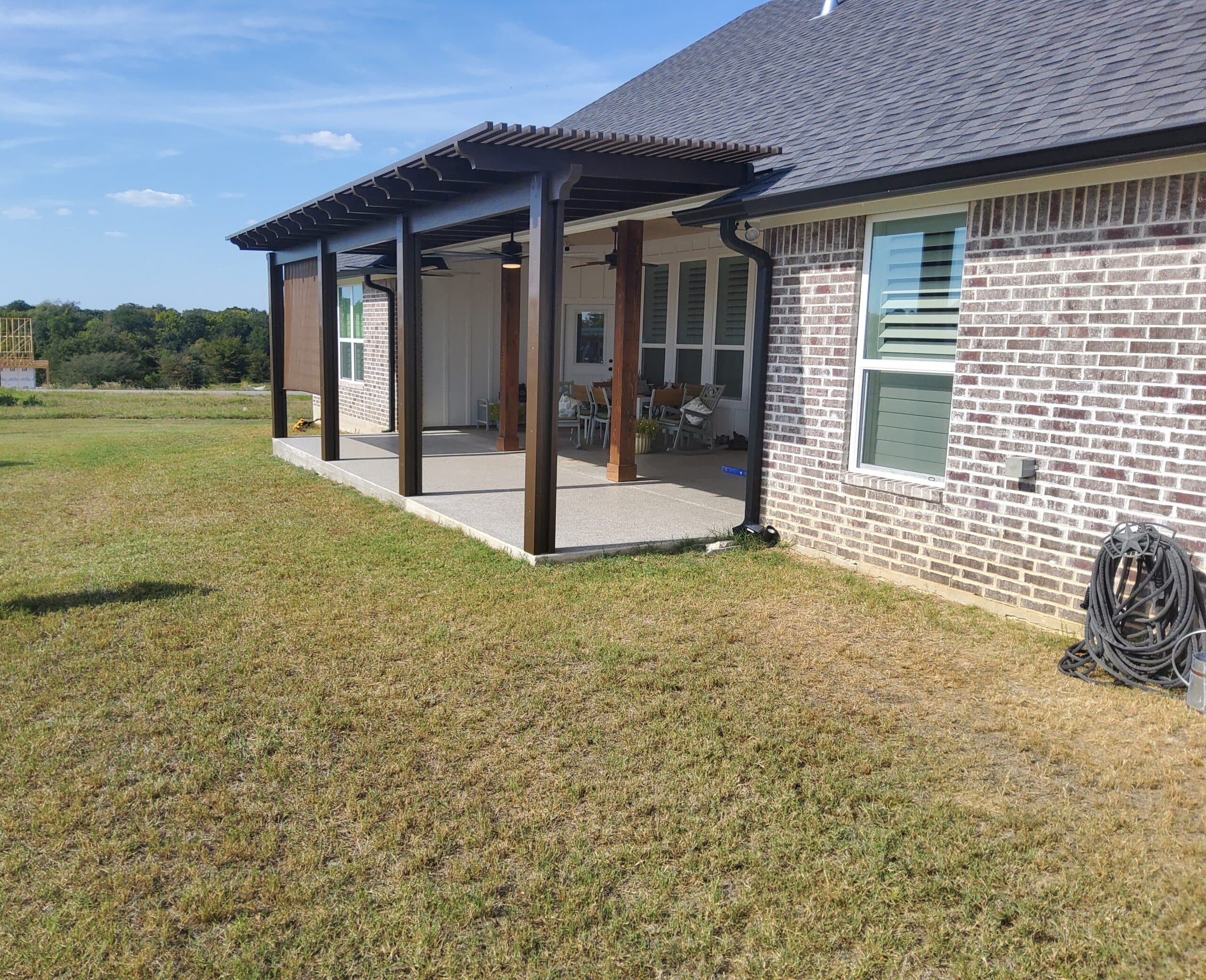 Various pergola options and designs for backyard enhancement by 21st Century Sunrooms Houston TX