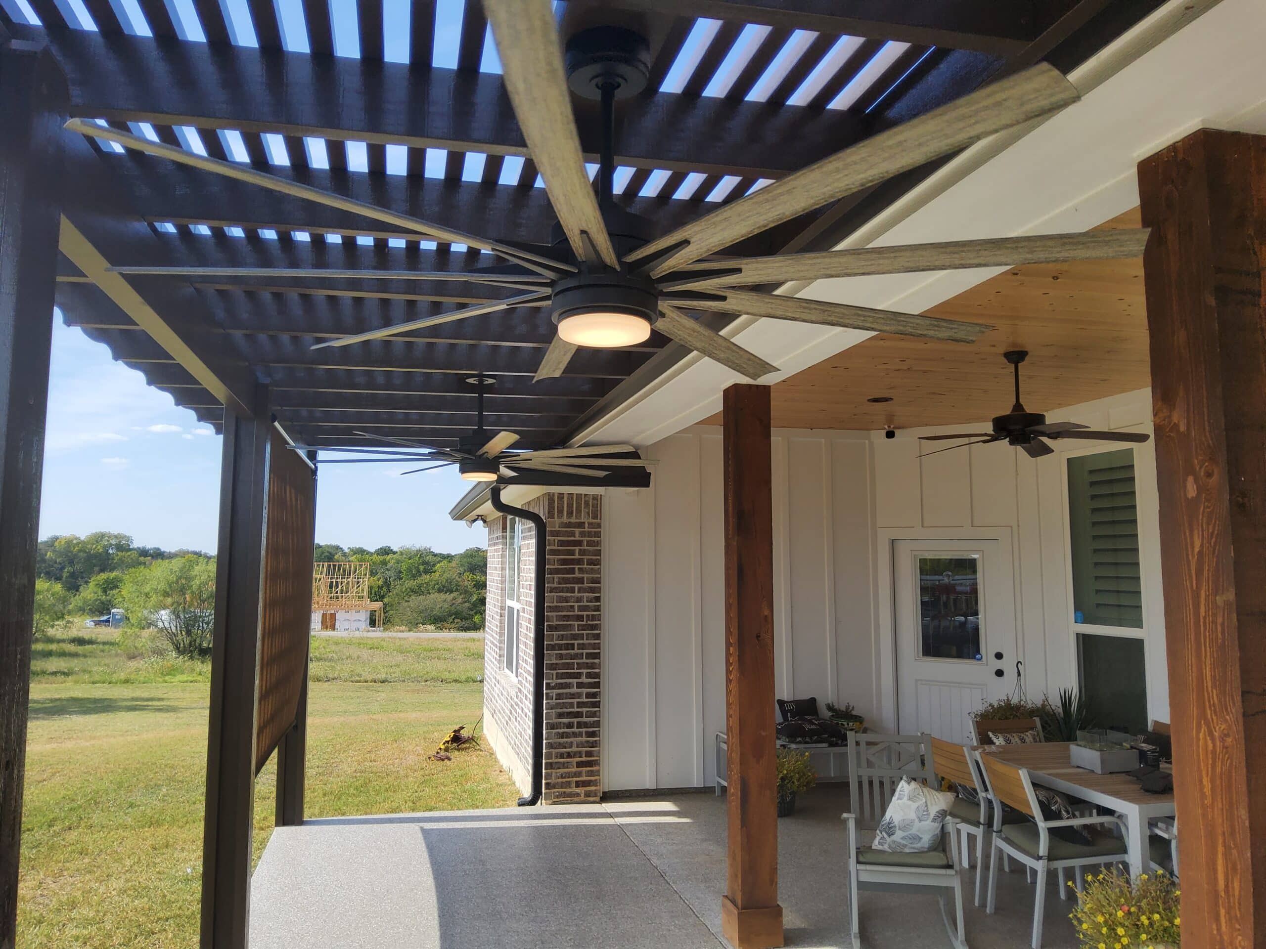 Pergola structure providing outdoor shade and architectural design by 21st Century Sunrooms Houston TX