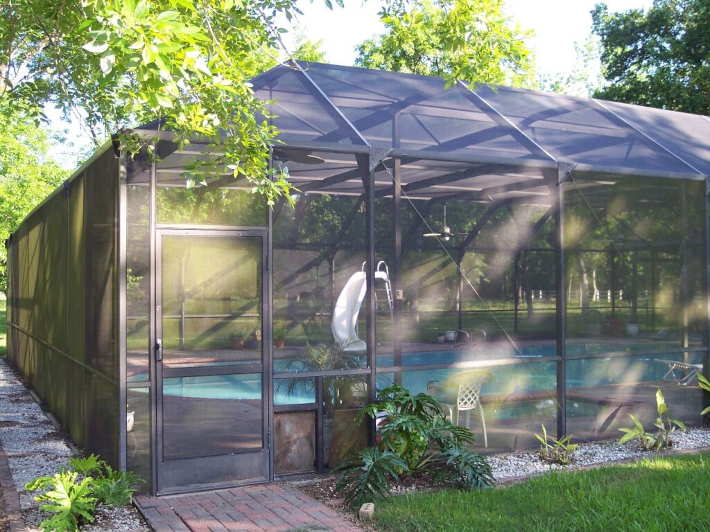 Screen rooms providing all-season outdoor comfort with insect protection by 21st Century Sunrooms Houston TX