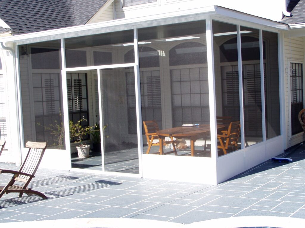 Screen room enclosures transforming patios into bug-free living spaces by 21st Century Sunrooms Houston TX