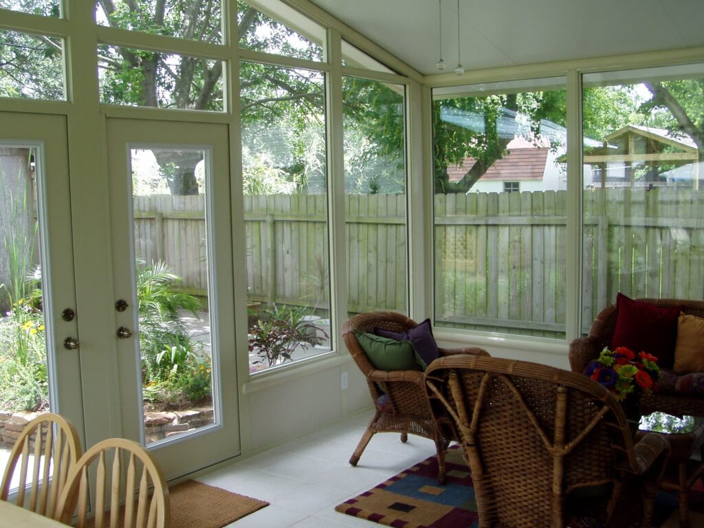 Sunroom installation completed in Texas City providing year-round living space by 21st Century Sunrooms