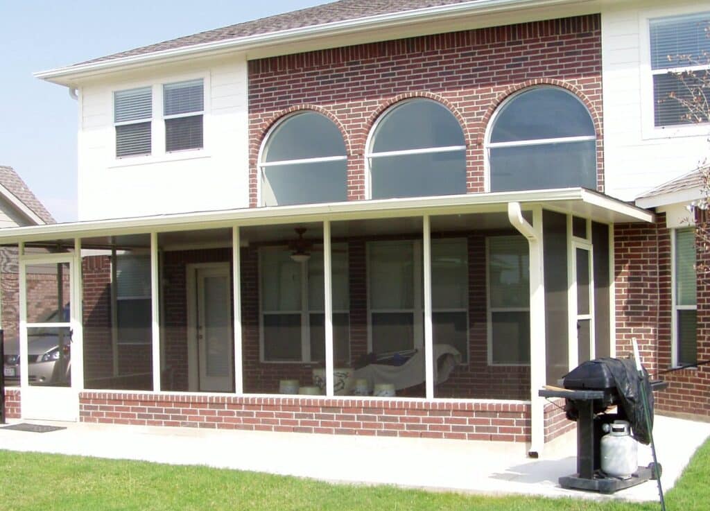 Various types of screen rooms including different styles and configurations by 21st Century Sunrooms Houston TX